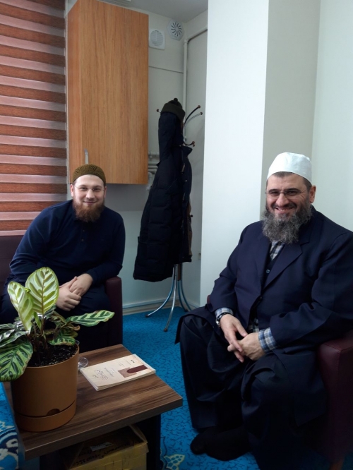 Abdullah Yıldız Hoca ilim merkezimizi ziyaret etti.